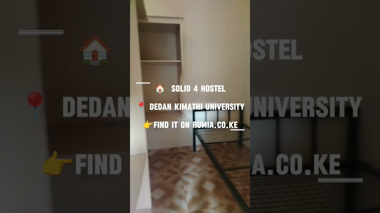 SOLID 4 — hostel walkthrough video thumbnail