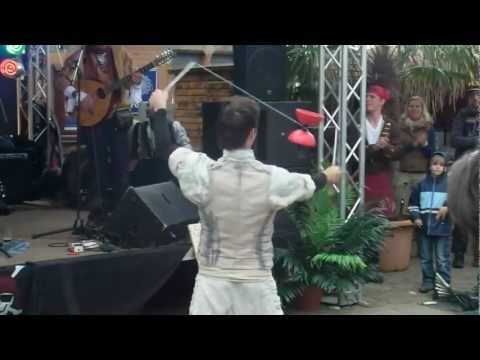 Medieval musicians and artists at the Hamburg Hafengeburtstag 2012