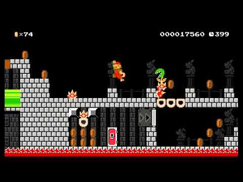 Oldschool Castle by Belga - SUPER MARIO MAKER - NO COMMENTARY 1be