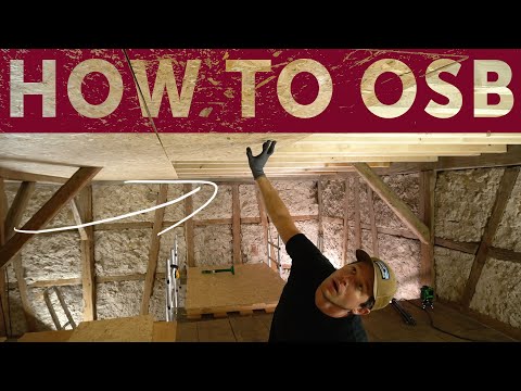 OSB CEILING for my Woodworking Shop | SHOP BUILD episode3