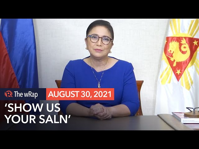 Robredo to Duterte: Serious about fighting corruption? Show us your SALN