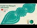Crochet Pineapple Table Runner Pattern Tutorial In English
