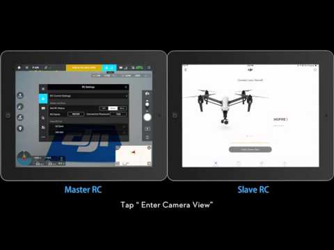 Inspire 1 Tutorials - How to set master and slave RC