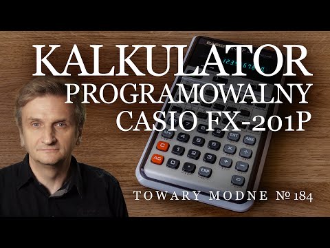 Kalkulator programowalny Casio fx-201P [TOWARY MODNE 184]