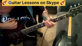 SAVATAGE The Message Guitar Lesson + How to play