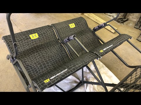 Hawk Big Denali two man ladder tree stand review