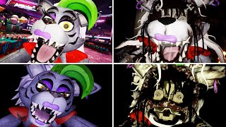 FNAF: Security Breach Vs FNAF: Help Wanted 2 - All Glamrock Roxy Jumpscares