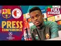 FULL STREAM | Semedo & Valverde's press conference ahead of Barça-Slavia