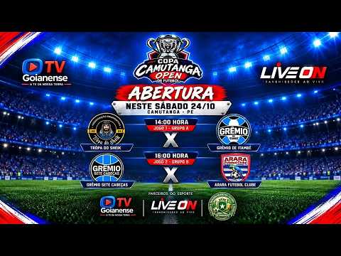 COPA CAMUTANGA OPEN DE FUTEBOL 2026. 24/10/26