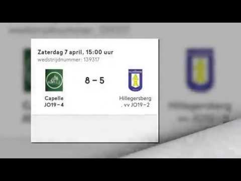 VV Capelle JO19-4   - VV Hillegersberg  7 april 18