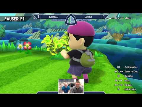 Sm4sh@Mines 83 - NS|Miiself (Ness) Vs. SAMFISH (Villager) - Winners Finals