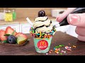 Awesome Miniature McDonald Shamrock Shake Idea | So Tasty Tiny Dessert Recipe | Miniature Cooking