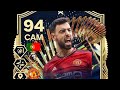 94 Bruno Fernandes TOTS LiveCards TeamOfTheseason ManchesterUnited PlayerReview UltimateTeam EA FC24