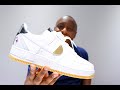 Air Force 1 LV8 NBA White Platinum Gold On Feet Review CT2298 100 QuickSchopes 093 Schopes Sneaker