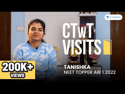 CTwT Visits NEET Topper Tanishka AIR 1 NEET 2022 | Study Room | Learning Hacks