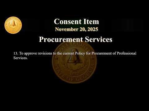 Cobb County Board of Commissioners Meeting - 11/20/25