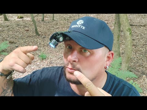 🔦 BRINYTE HL16 "Noctua" 🔦 Stirnlampe mit pfiffigem Kniegelenk 520 Lumen und 140 Reichweite