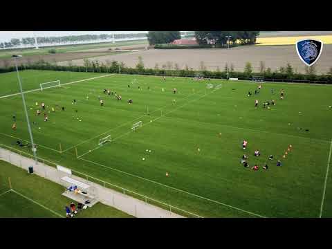 De eerste training in Corona tijd De Jonge Spartaan