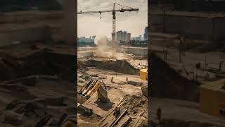 See anything wrong with this AI generated construction site? #construction #civilengineering #ai