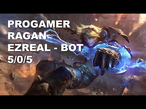 Progamer Ragan Bot Ezreal vs Aphelios - KR Challenger Rank Game