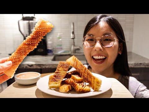 my crispy TikTok ACCORDION potatoes recipe