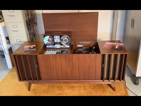 "The Camelot" by Zenith 1968 Stereo Console with Reel To Reel, Model YT960
