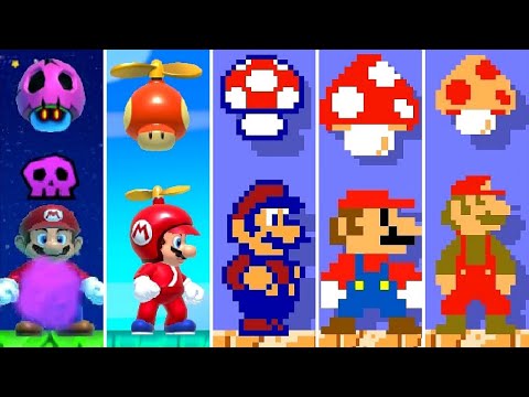 Super Mario Maker 2 - All Mushroom Power-Ups