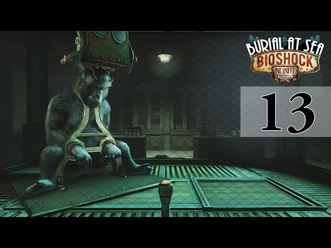 Bioshock Infinite Burial At Sea Episode 2 Walkthrough Part 13 - Sad Ape w/ Strainer on Head