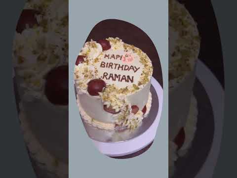 Gulab jamun cake 🎂😋.                         #cake #egglessbakes #cakedecorating  #cakedesign