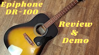 Video thumbnail for Epiphone DR-100 - The Acoustic Guitar For The People! by Electric Flamingo