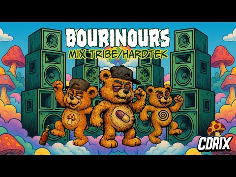 BOURINOURS Mix Tribe / Hardtek | Free Party French Tekno - CDRIX