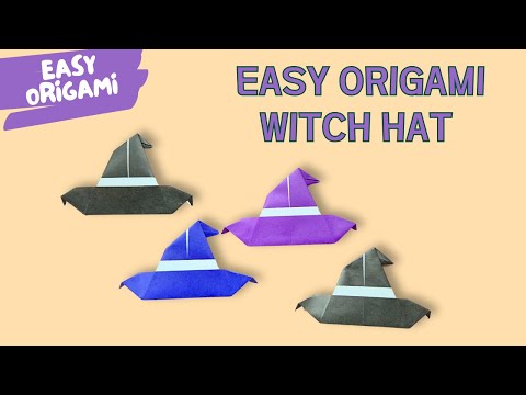 Cute Ghost Origami  Easy Halloween Paper Craft for Kids