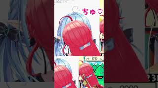 雪花ラミィ☃にキスをしたら雪民に開示請求されそうになったさくらみこ🌸 （キスの日） #ホロライブ切り抜き #ミコミコ動画