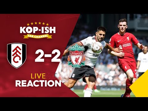 LIVERPOOL DROP POINTS OPENING GAME! | FULHAM 2-2 LIVERPOOL | LIVE INSTANT MATCH REACTION