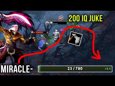 Miracle- Juggernaut vs Levkan Pudge with New Meta Omnislash + Mask of Madness - 200 IQ Juke - Dota 2