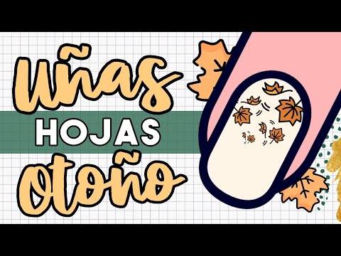 ¡CON TOQUE DE ORO! · UÑAS HOJAS OTOÑO 🍁