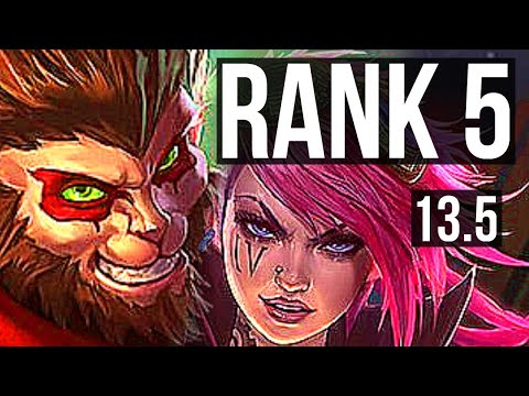 WUKONG vs VI (JNG) | 8/0/9, Rank 5, Legendary | TR Challenger | 13.5
