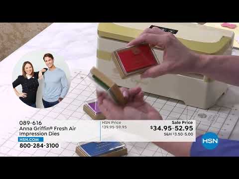 Anna Griffin Fresh Air Impression Dies and Ink Pads