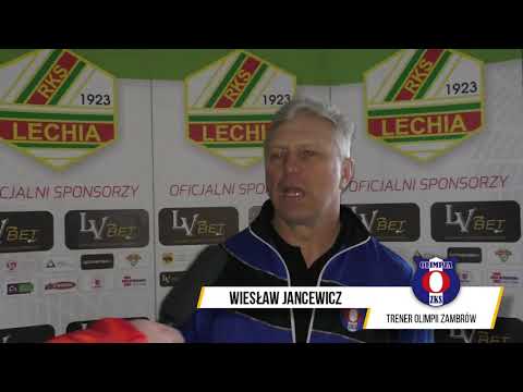 Wywiad po meczu RKS Lechia Tomaszów Maz. vs Olimpia Zambrów