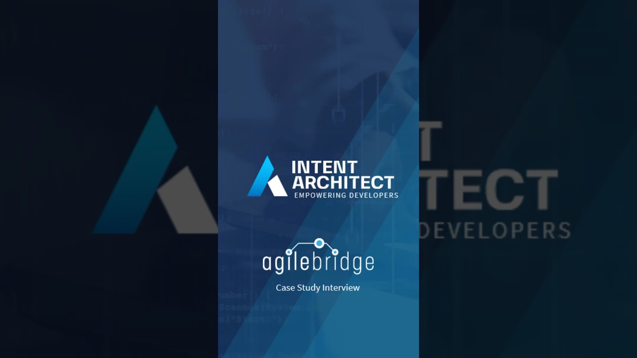 Intent Architect | Agile bridge: Guaranteed standardization with a huge reduction in pull requests!