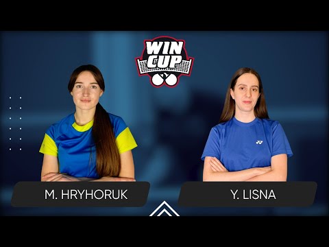 14:00 Mariana Hryhoruk - Yaroslava Lisna 07.07.2025 WINCUP Women Professional. TABLE 1