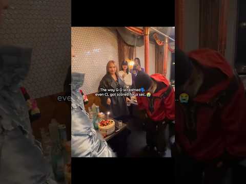 He got scared fr😭#kpop  #gdragon #bigbang #CL