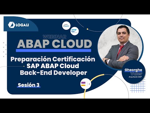 Preparación Certificación SAP ABAP Cloud Back-End Developer (Sesión 3/3)