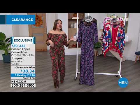 Colleen Lopez Convertible OfftheShoulder Jumpsuit