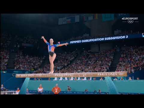 Sanne Wevers Beam Qualifications 2024 Olympics