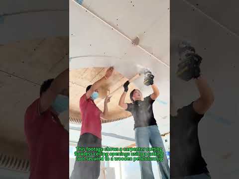 Ceiling Cut Trick: Perfect Circles with $5 Jig in 4 Mins!