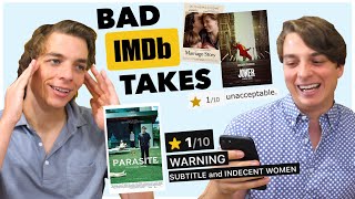 Reading Bad IMDb Takes (Joker, Parasite, Marriage Story)
