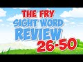 Fry Sight Word Review 26 50 Jack Hartmann
