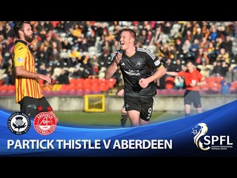 Rooney on the spot as Dons edge out Thistle