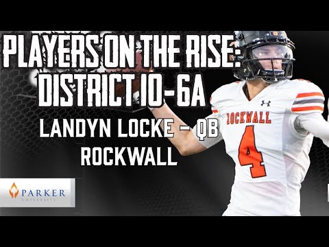 Players on the Rise - District 10-6A